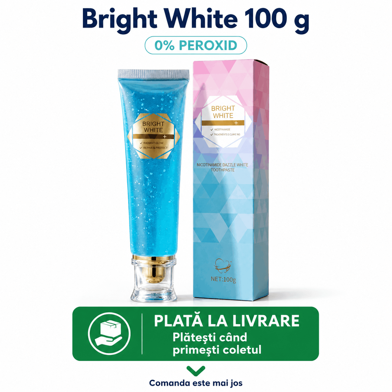 Bright White 100 g cu plată la livrare