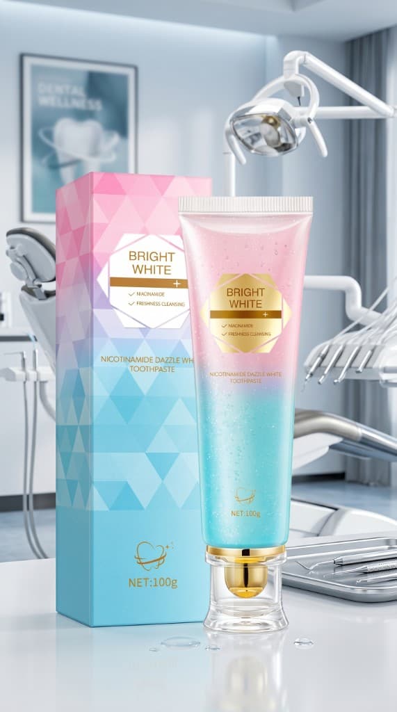 BrightWhite pastă de dinți cu niacinamidă